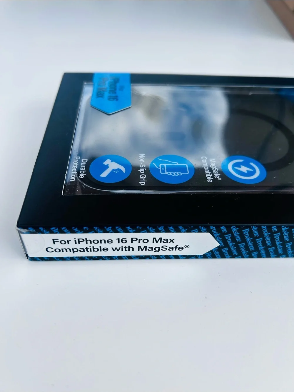Brookstone iPhone 16 Pro Max MagSafe Case - Smoked Black NWT